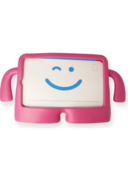 Samsung Galaxy T500 Tab A7 10.4 Kılıf Karakter Tablet Silikon - Pembe