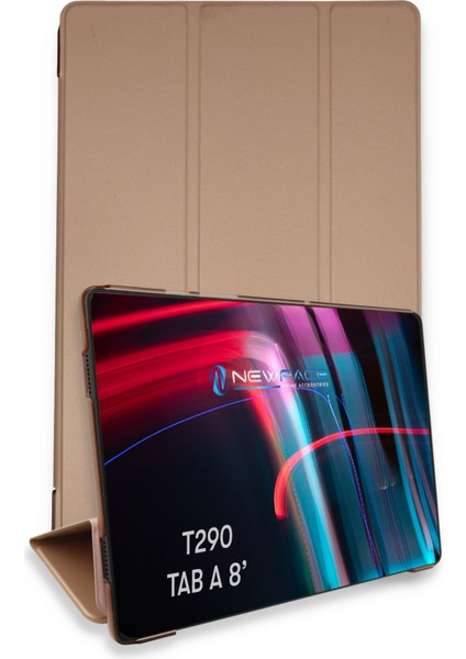 Bilişim Aksesuar Samsung Galaxy T290 Tab A 8 Kılıf Tablet Smart Kılıf - Rose Gold