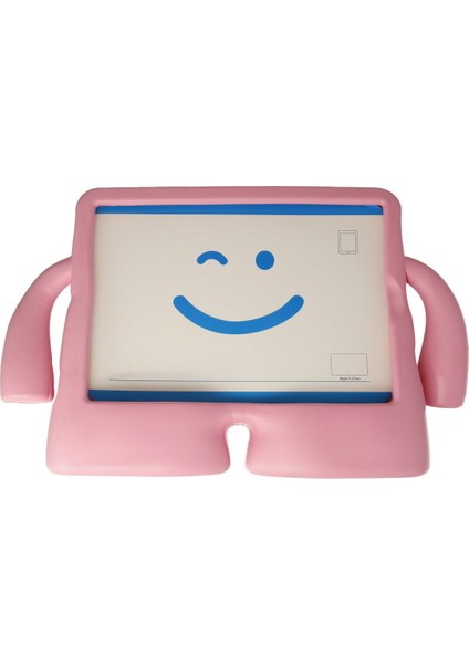 Happycase iPad 10.2 (8.nesil) Kılıf Karakter Tablet Silikon - Açık Pembe