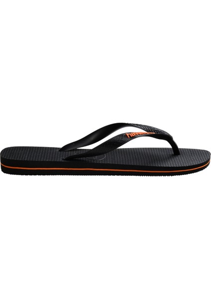 Havanias Logo Filete BlackBlack Begonia Turuncu Siyah Erkek Terlik 4108555-9456 modelleri