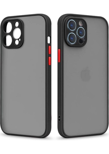 Apple iPhone 13 Pro Max Uyumlu Kamera Korumalı Arkası Buzlu Şeffaf Hux Silikon Uyumlu Kılıf fiyatları