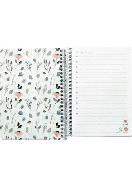 My Perfect Week Haftalık Planlayıcı A5 Boy Spiralli Sert Kapak 120 Yaprak