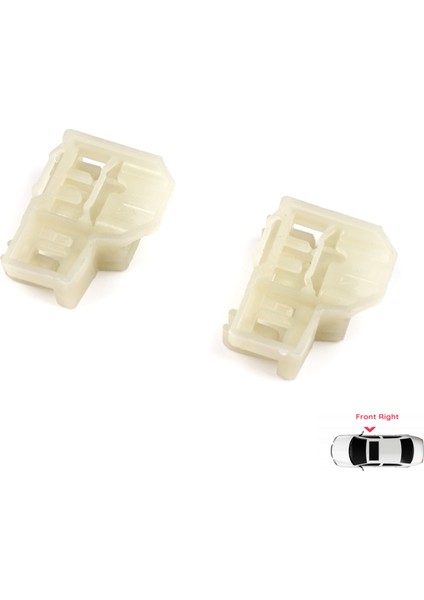 BWR47 Audi A4 B5 VW Polo MK3 6N Passat B5 Skoda Superb MK1 8D0837462 İçin Ön Sağ Cam Kriko Kılavuz Klipsi