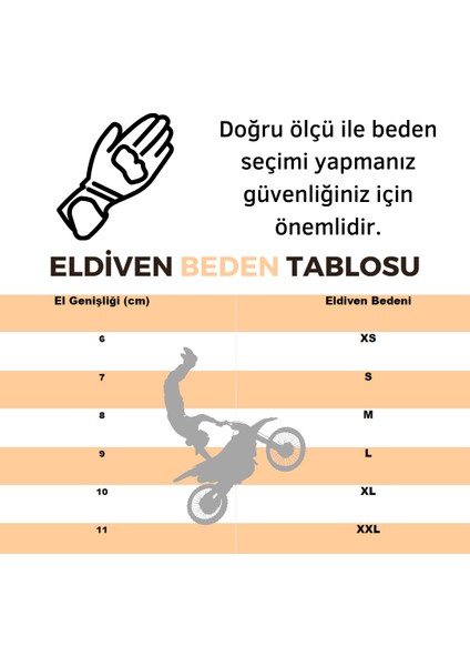 MC82 Siyah Kışlık Motosiklet Eldiven