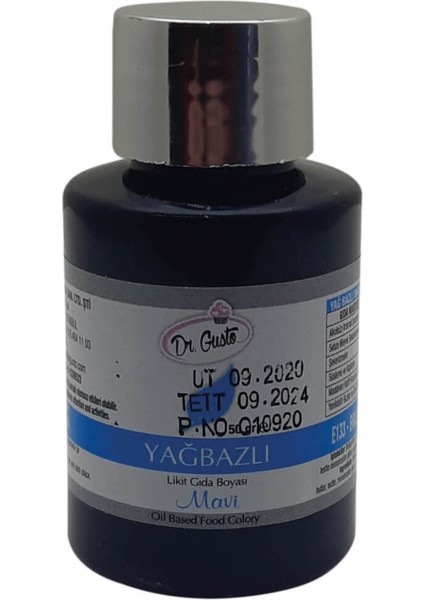 Yağ Bazlı Likit Boya Mavi 50 gr