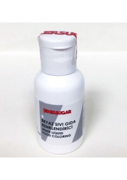 Beyaz Sıvı Gıda Boyası 20 ml