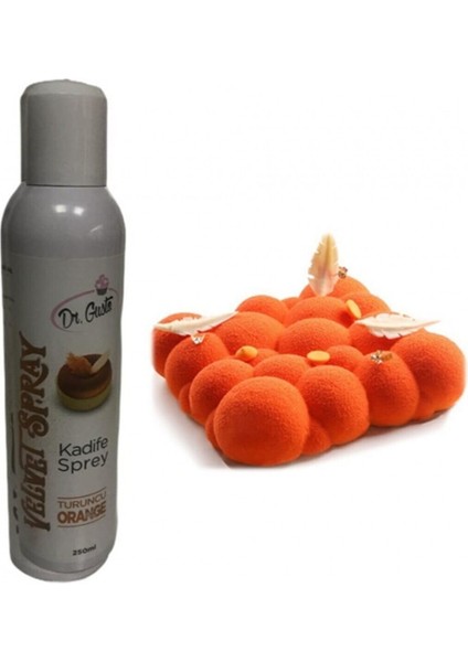 Kadife Sprey Gıda Boyası Turuncu 250 ml