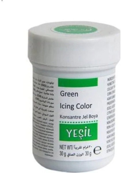 Yeşil Jel Gıda Boyası 30 gr