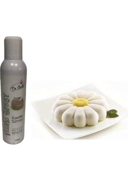 Kadife Sprey Gıda Boyası Beyaz 250 ml