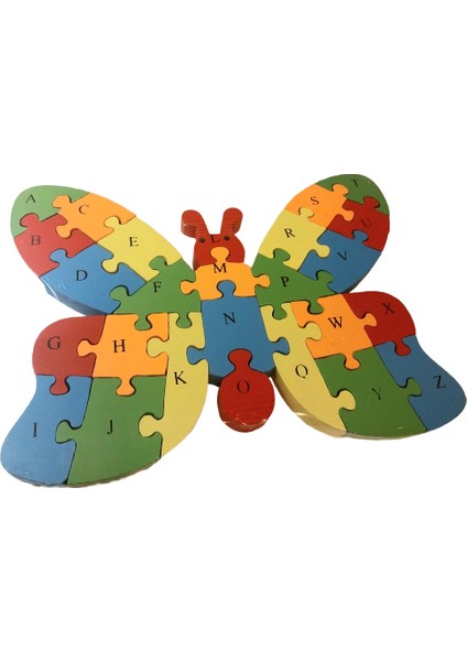 Harfleri ve Sayıları Öğreniyorum Eğitici Kelebek Puzzle fiyatları