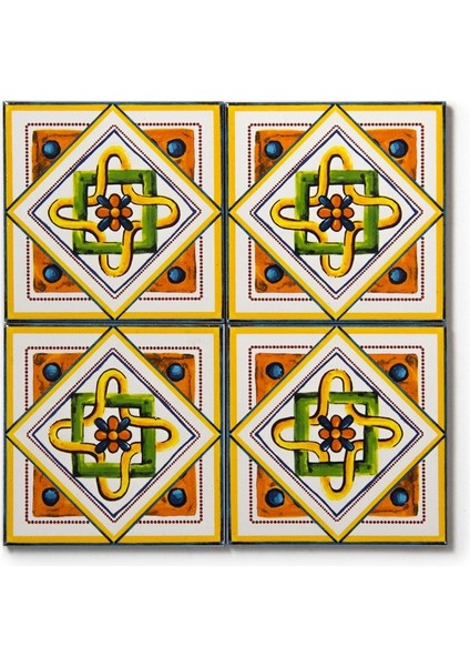 10X10 Desenli Dekoratif Seramik 5'li 1 Paket ICS167