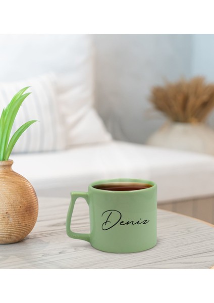 Kişiye Özel Isimli Yeşil Sert Kapaklı Defter Ve Middle Kupa Seti, Arkadaşa Hediye, Yeni Iş Hediyesi, Doğum Günü Hediyesi-19 fiyatları