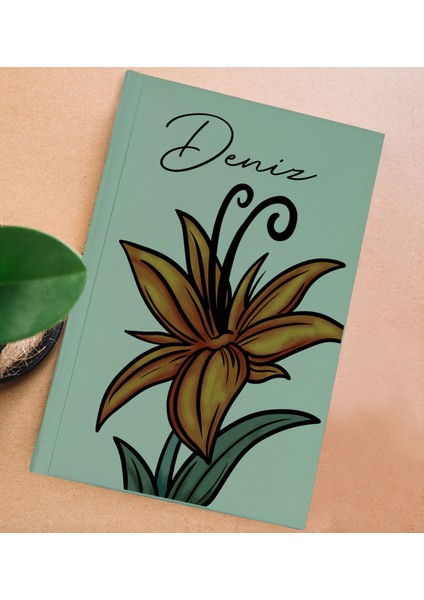 Kişiye Özel Isimli Yeşil Sert Kapaklı Defter Ve Middle Kupa Seti, Arkadaşa Hediye, Yeni Iş Hediyesi, Doğum Günü Hediyesi-20 modelleri