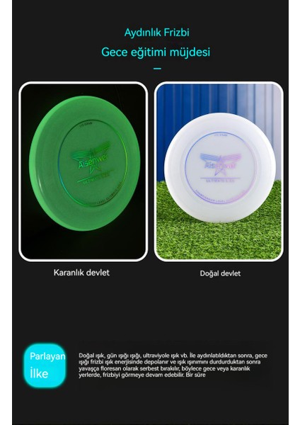 Profesyonel Aydınlık Frizbi Spor Döner Disk (Yurt Dışından) fırsatları