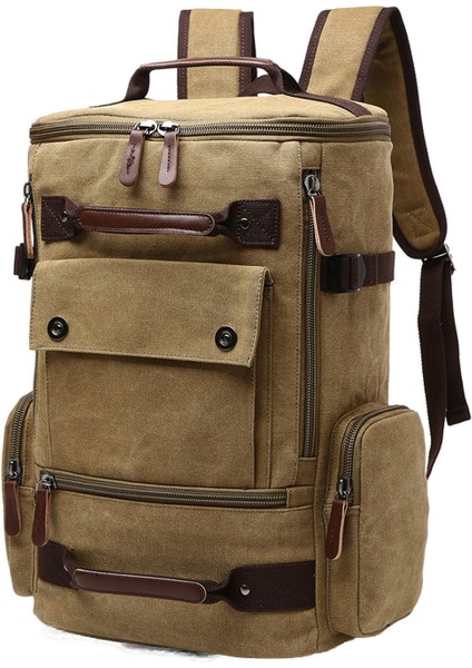 Erkek Tuval Sırt Çantası (Yurt Dışından)