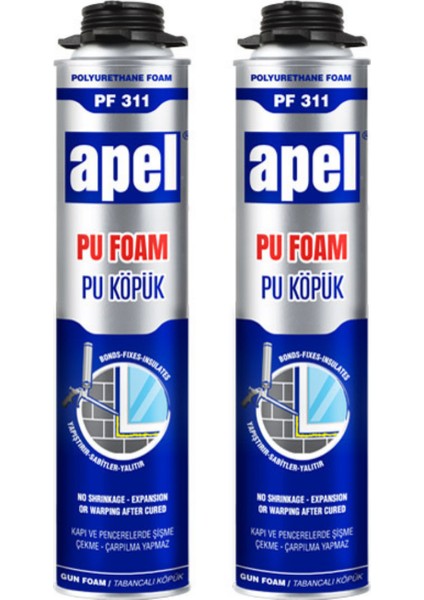 Pu Köpük  Pf 311  850GR 750ML 2 Adet