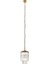 Avonnı AV-60298-1E Eskitme Kaplama Klasik Avize E27 Metal Kristal 20CM 1