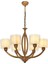 Avonnı AV-60362-6E Eskitme Kaplama Modern Avize E27 Metal Cam 65CM 1