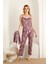Sabahlıklıklı 3 Parça Çeyizlik Kutulu Kadın Pijama Takımı- Dantelli Kutulu Kadın Pijama- Geniş Beden Aralığı 2