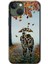 Apple iPhone 13 Mini Kılıf Hd Desen Baskılı Arka Kapak + Mat Kobra Cam - Doğadan Aşk 1