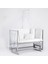 Gri 60X120 Lüks Anne Yanı Sallanır Ahşap Beşik 3