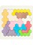 Ahşap Altıgen Petek Blok 11 Parçalı Puzzle 1