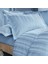 Bedding Shelly Çift Kişilik Xl Bambu Saten Nevresim Takımı - Indigo 2