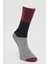 ALTINYILDIZ CLASSICS Erkek Bordo-gri Desenli Soket Çorap 1