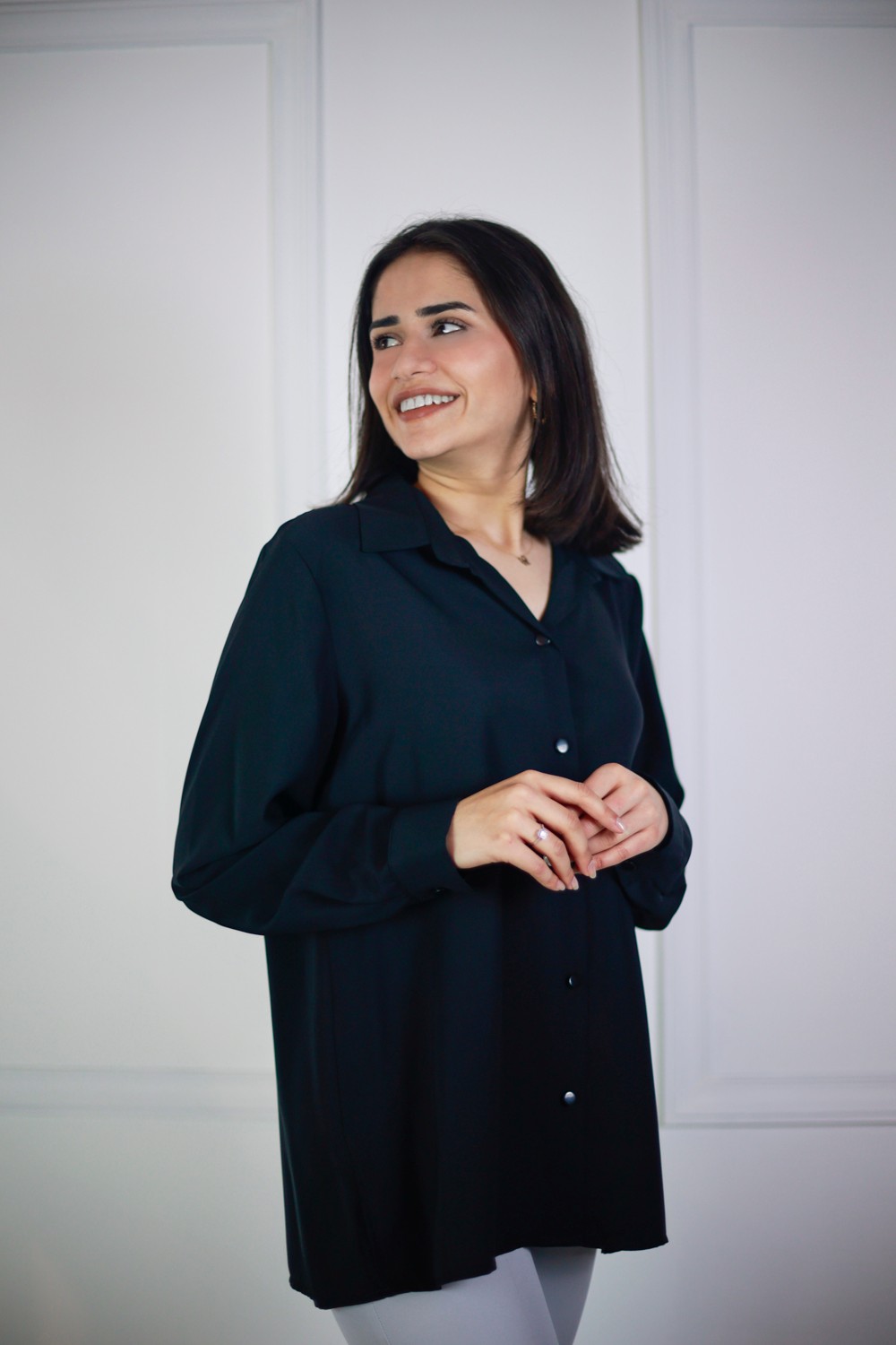 Rebecca Saten Gömlek