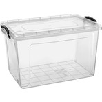 Tuffexx Şeffaf Oyuncak Kutusu 30 lt 30 x 50 cm Kilitli Kapaklı Plastik Depolama