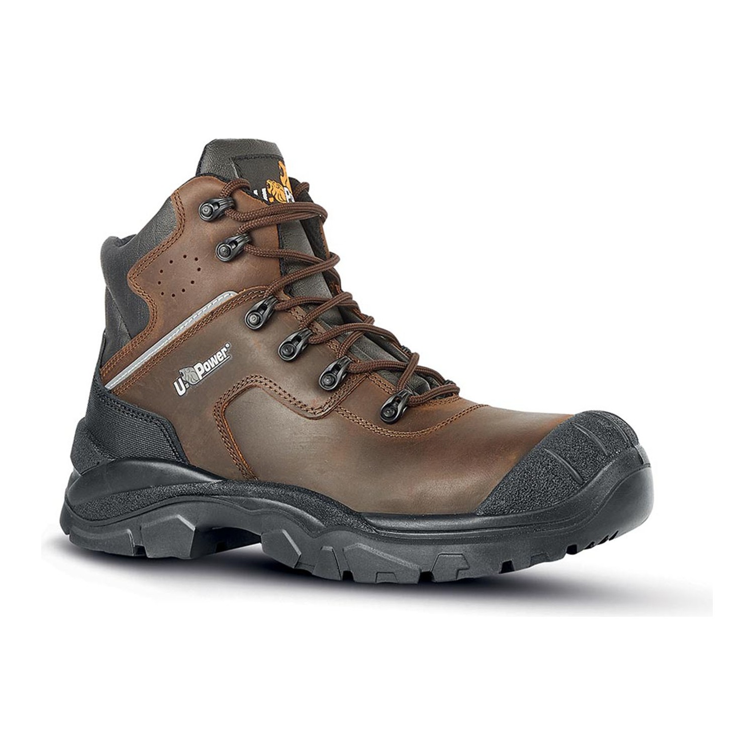 U-Power UPower Carter Safety Boots – Brown – Dickies Deals