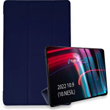 Happycase iPad 2022 10.9 (10.nesil) Kılıf Tablet Smart Kılıf - Lacivert