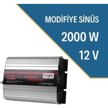 Carspa 2000W 12V Modifiye Sinüs Inverter