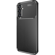 Pilanix Samsung Galaxy A34 Kılıf Karbon Desenli Lux Negro Silikon