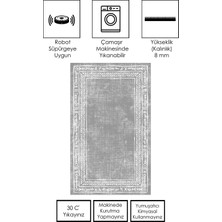 Ruglod Makinede Yıkanabilir Kaymaz Taban Leke Tutmaz Salon Halısı Mutfak Halısı Ve Yolluk