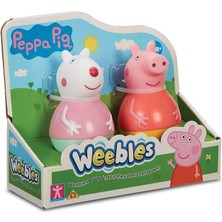 Weebles Peppa Pig 2'li Paket - Peppa Pig ve Suzy Sheep