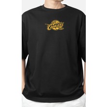 MMC Wedday Siyah Cavaliers Nba Basketbol Oversize Pamuklu T-Shirt We