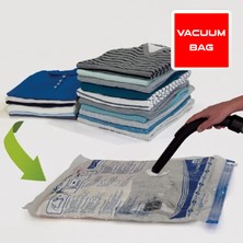 CheapBox Vakumlu Poşet 3 Lü, Space Saver Vacuum Bag, 1 Adet Xl 55X90 Cm -  2 Adet Xxl 80X100 Cm