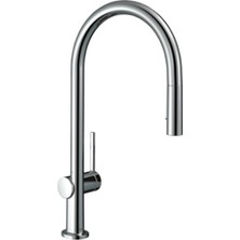 Hansgrohe Talis M54 Tek Kollu Eviye Bataryası 210, Çekilebilir El Duşu, 2jet 72800000
