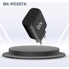 Bix BX-PD25TA 25W Hızlı Şarj / Pd Port iPhone / Samsung / Android Uyumlu Seyahat Şarjı Adaptörü