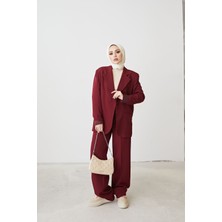 Miostil Retro Palazzo Takım-Bordo