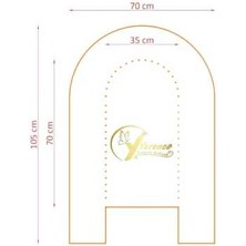 Yarence •	babynest Ortobedik Anne Yanı Bebek Uyku Yatağı ve Ergonomik Yastık  0-2 Yaş