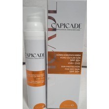 Capicade Spf 50+ Güneş Koruyucu Kremi 100 Ml-Kuru Ciltler Için