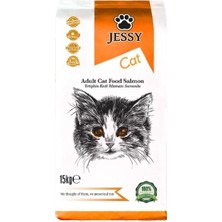 Jessy Yetişkin Kedi Maması Somonlu 15 kg