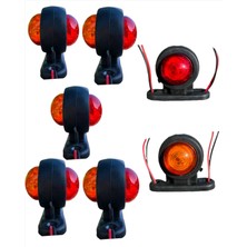 EKT Mini Takoz LED Ampul Çift Renk  Turuncu-Kırmızı