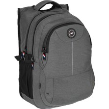 Relaxion Siyah Suya Dayanıklı Destekli Sırt Yapılı Günlük Okul Sırt Çantası