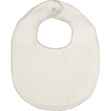 Babyjem Bürümcük Soft Müslin Mama Önlüğü Ekru