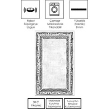 Makinede Yıkanabilir Kaymaz Taban Leke Tutmaz Salon Halısı Mutfak Halısı ve Yolluk