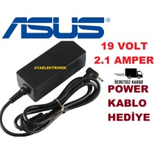 Ata Elektronik Asus Uyumlu Muadil 2 Yıl Ithalatçı Firma Garantili  19 Volt  2.1 Amper  2.5*0.7mm