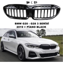 Caraks Bmw G20 3 Serisi Spor Ön Panjur Izgara Böbrek Piano Black 2019 Sonrası 1. Kalite - Caraks